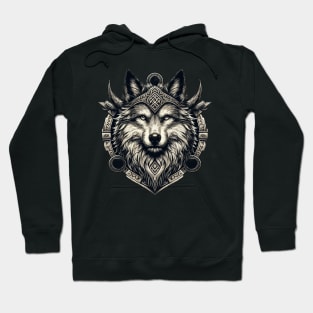 Wolf Fenrir Norse Mythology Viking Warrior Hoodie